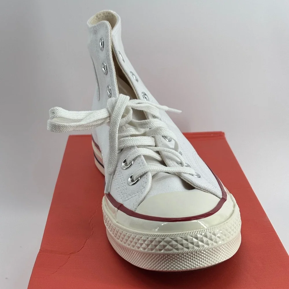 Converse Chuck 70 Hi Unisex 9M 11W White Garnet Egret 162056C New With Box